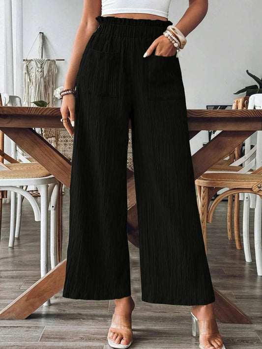 Elevate Your Wardrobe with the Stunning Breezy Elastic Waist Pants