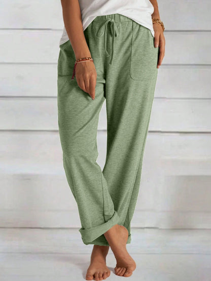 Coastal Comfort Tie Pants